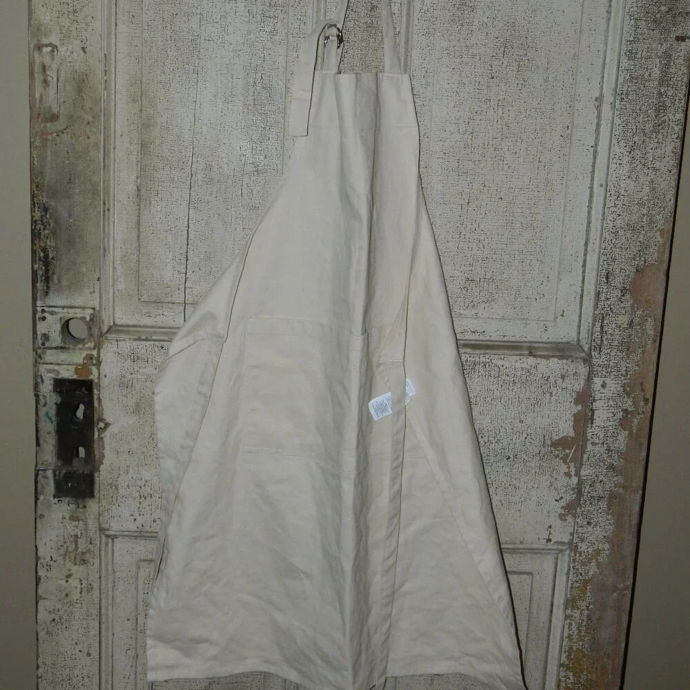 Williams Sonoma Classic Adult Apron Cream/Yellow (U-39)